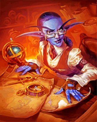 hearthstone game diamond paintiing