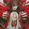 hellsing integra and alucard diamond paintiings