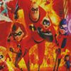 incredibles disney movie diamond paintings