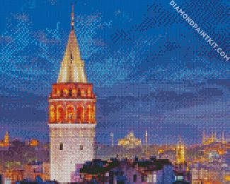 istanbul Galata tower diamond paintings