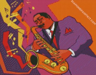 jazz man diamond paintings