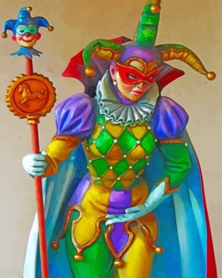 jester lady diamond painting