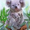 koala bear and baby diamond painting