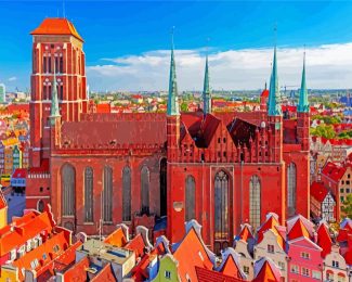 kosciol mariacki gdansk scaled diamond painting