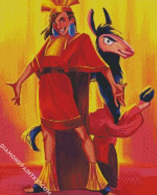 kuzco and the llama diamond paintings