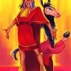 kuzco and the llama diamond painting