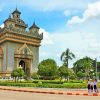 laos Patuxay Monument diamond paintings