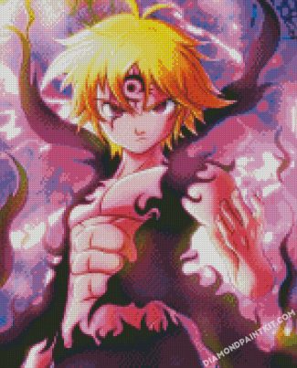 meliodas seven deadly sins anime diamond paintings