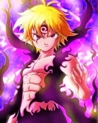 meliodas seven deadly sins anime diamond painting