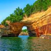 michigan Pictured Rocks National Lakeshore diamond painting