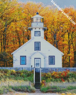 michigan old mission lighthouse diamond paintings