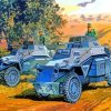 millitary panzers diamond paintings