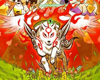 Okami Video Game diamond painting