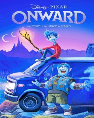 onward disney poster diamond paintings