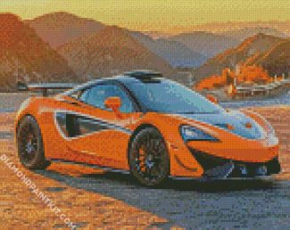 orange mclaren diamond paintings