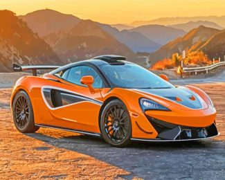 orange mclaren diamond paintings