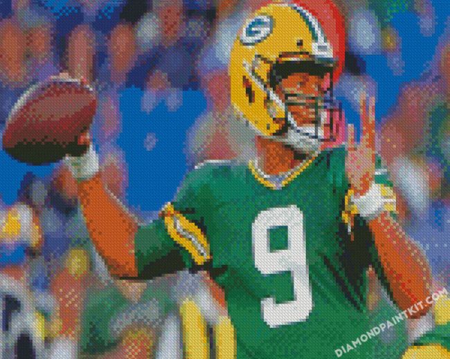 packers player diamond paintings