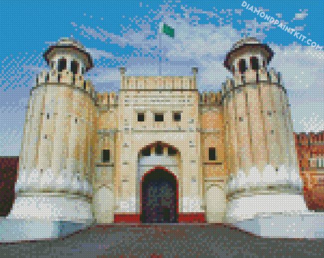 pakistan lahore fort diamond paintings