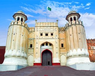 pakistan lahore fort diamond paintings