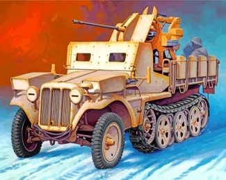 panzer millitary diamond paintings