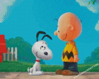 peanuts charlie brown snoopy diamond paintings