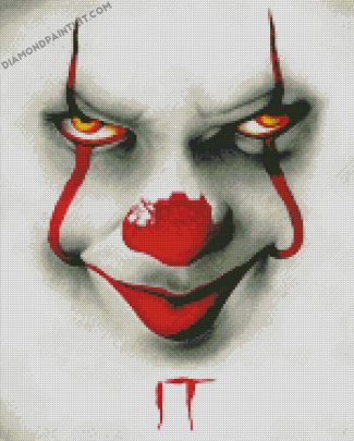 pennywise face diamond paintings