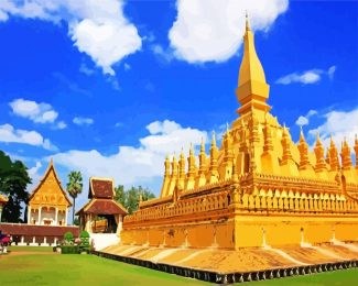 pha that luang laos diamond painting