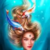 pisces woman diamond painting