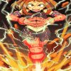 Powerful Uraraka diamond painting