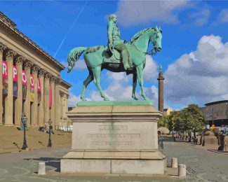 prince albert statue liverpool diamond painting