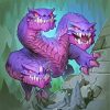 purple Hydra diamond painting