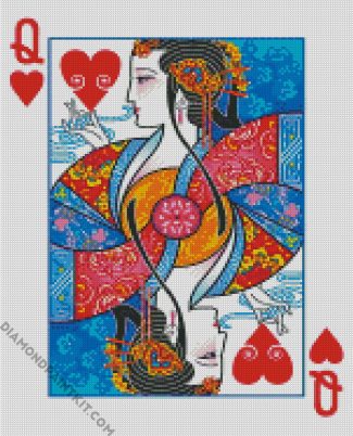 queen chinese card diamond paintings