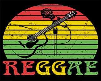 reggae Music Poster diamond painting