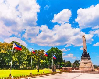 rizal park Manila diamond paintings