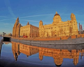 royal liver building diamond painting