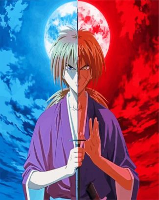 ruroni kenshin anime manga diamond painting