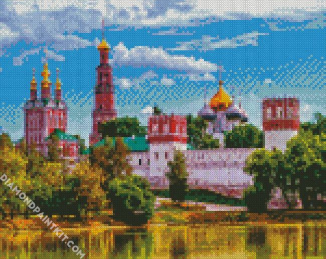 russia Novodevichy Convent moscow diamond paintings