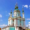 saint andrew s church Kiev diamond painting