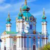 saint andrew s church Kiev ukraine diamond painting