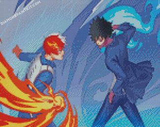 shoto todoroki and dabi diamond paintings