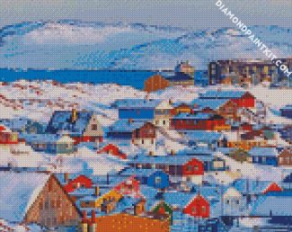 snowy day Greenland diamond paintings