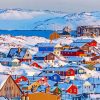 snowy day Greenland diamond painting