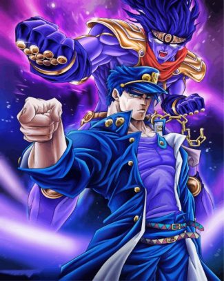 star platinum jotaro kujo diamond painting