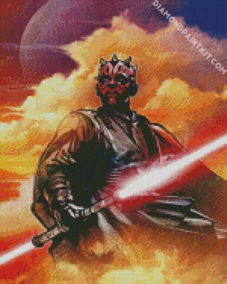 star wars darth maul character diamond paintings