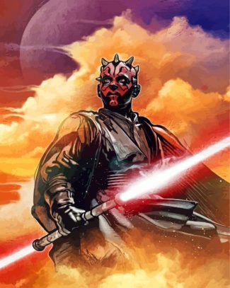 star wars darth maul character diamond paintings