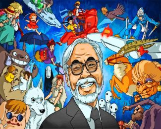 studio ghibli Hayao Miyazaki diamond painting