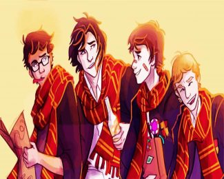 the Marauders illustration diamond paintings