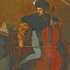 the cellist Art diamond paintings