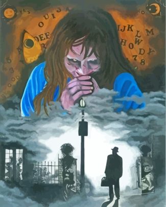 the exorcist movie poster diamond painting