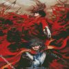 the japanese anime hellsing diamond paintiings